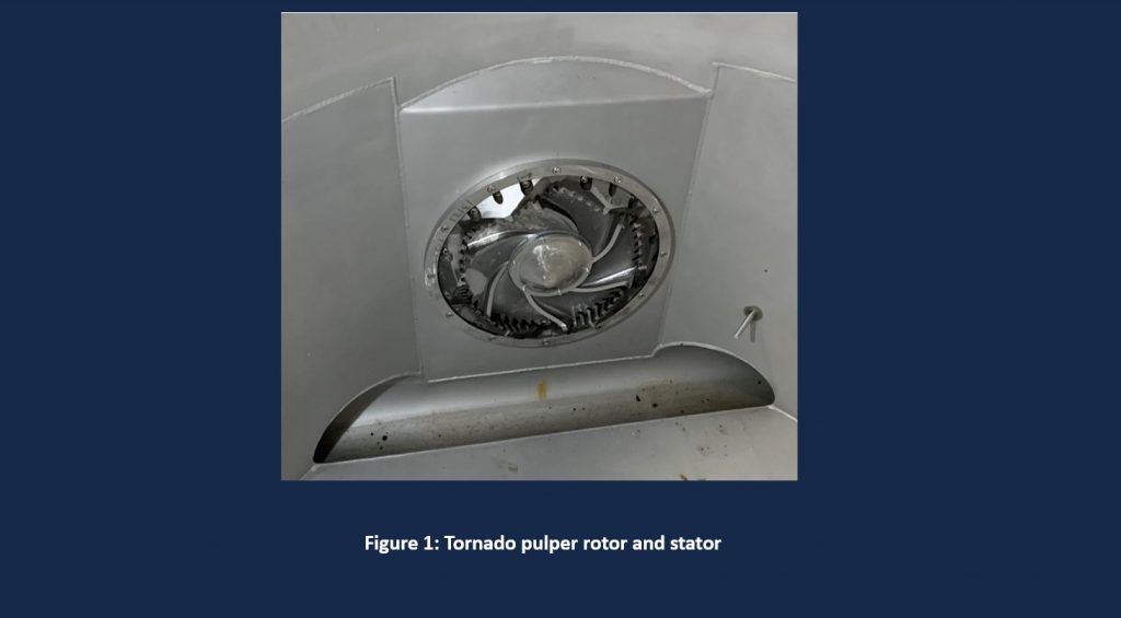 tornado pulper rotor